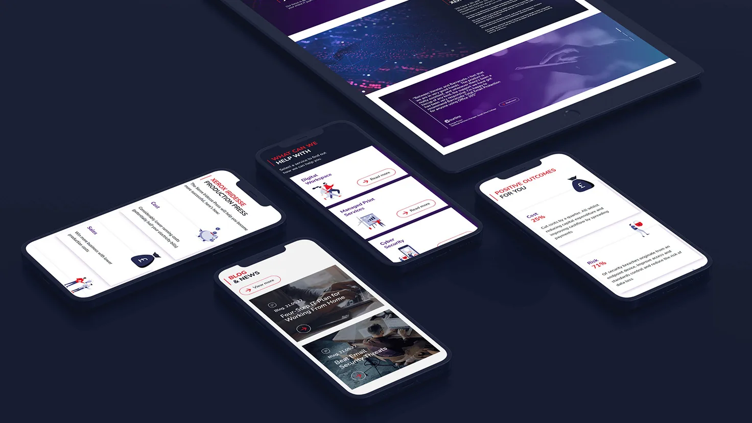 Website mockup