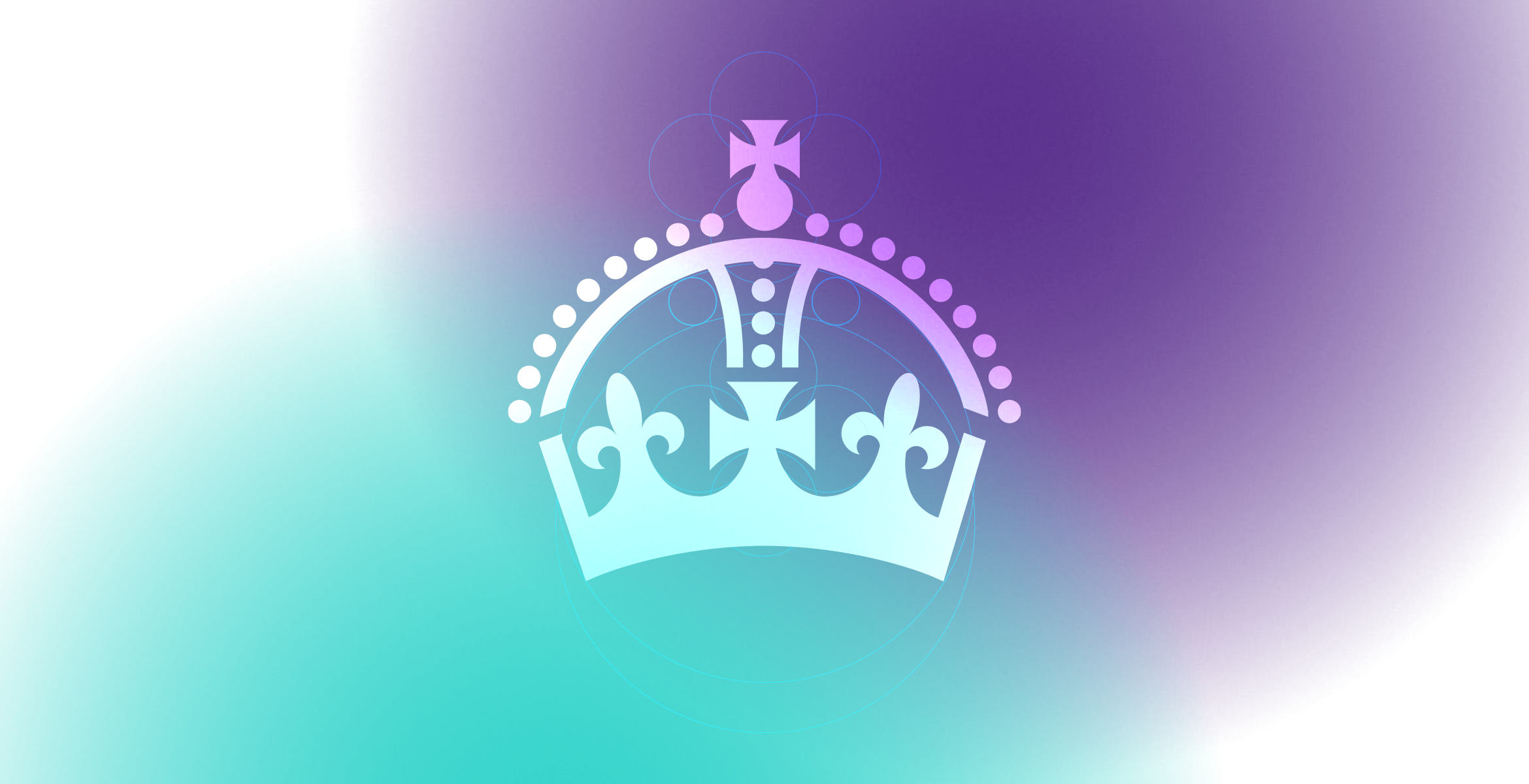 UKAS crown shown against a gradient with circles showing how it is made.