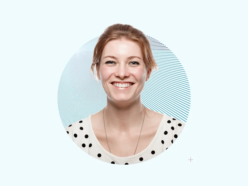 Woman in circle