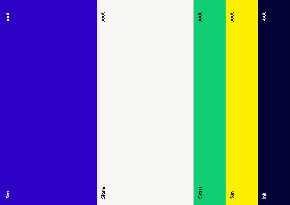 Global Advocaten colour pallete