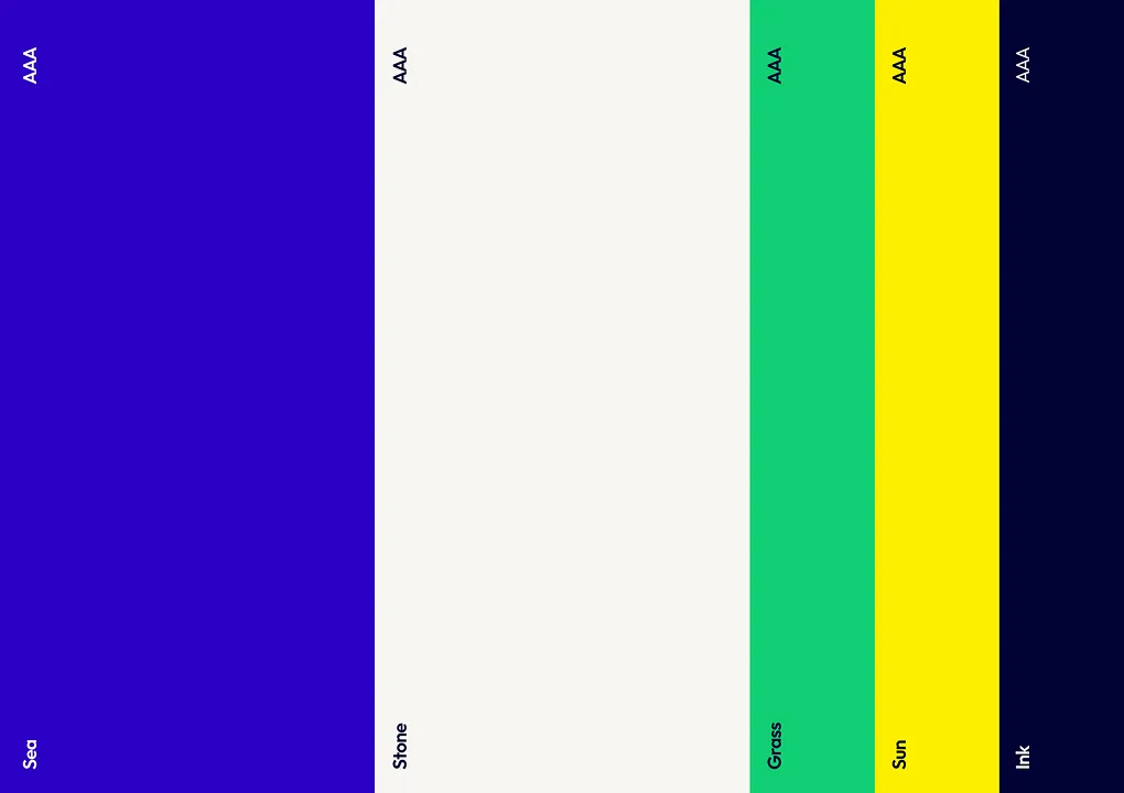 Global Advocaten colour pallete