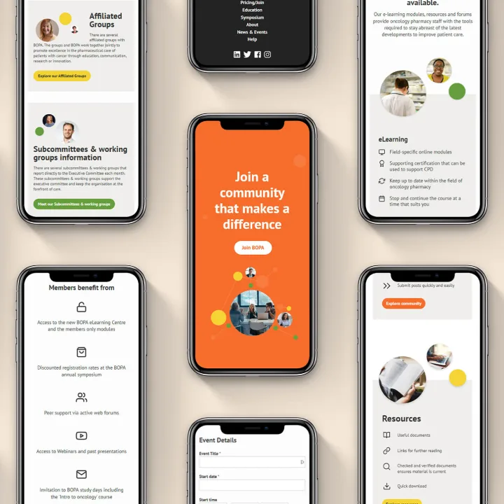 Mobile phones mockup
