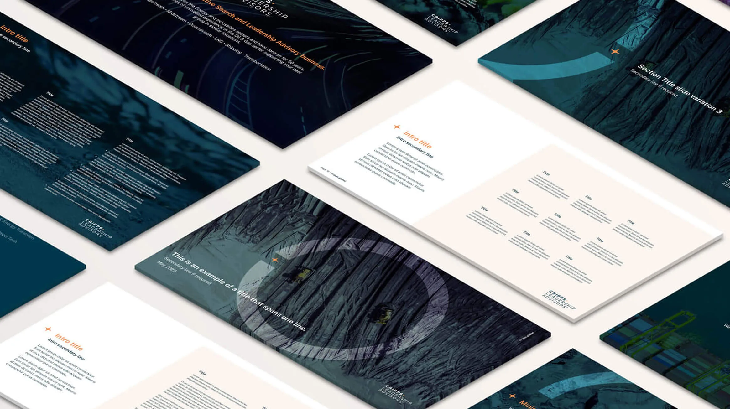 Cripps PowerPoint screens