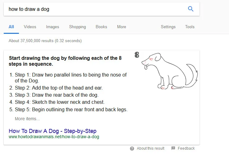How to draw a dog
