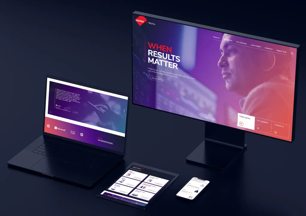 Xeretec website on multiple devices