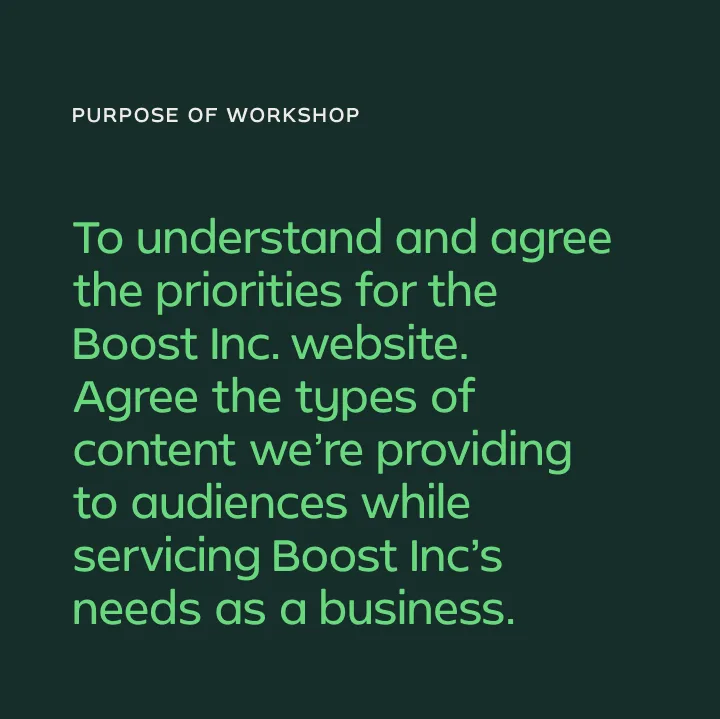 Boost workshop