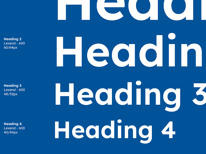 Lexend type styles