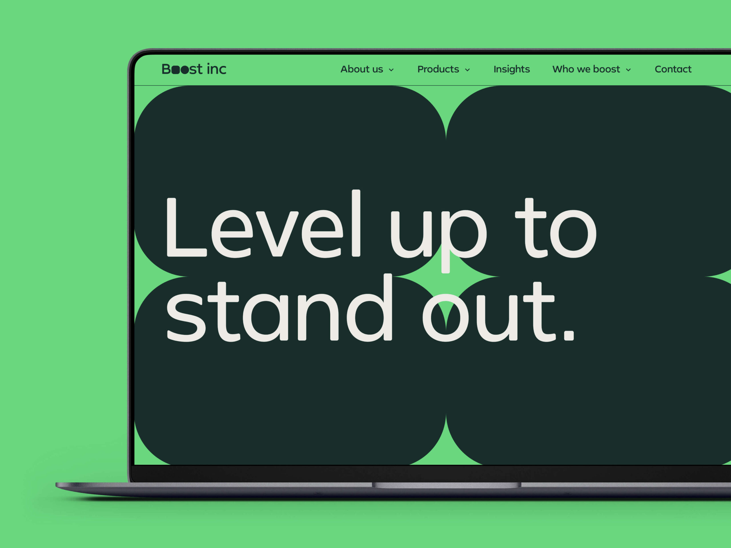 Laptop with boost website