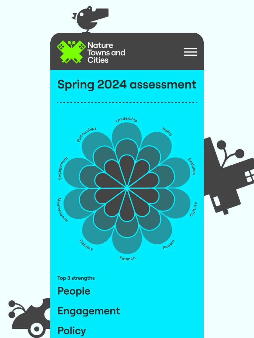 Spring assessment dashboard