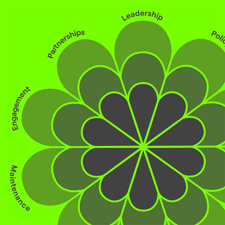 Assessment result graph showing the areas that needed improvement