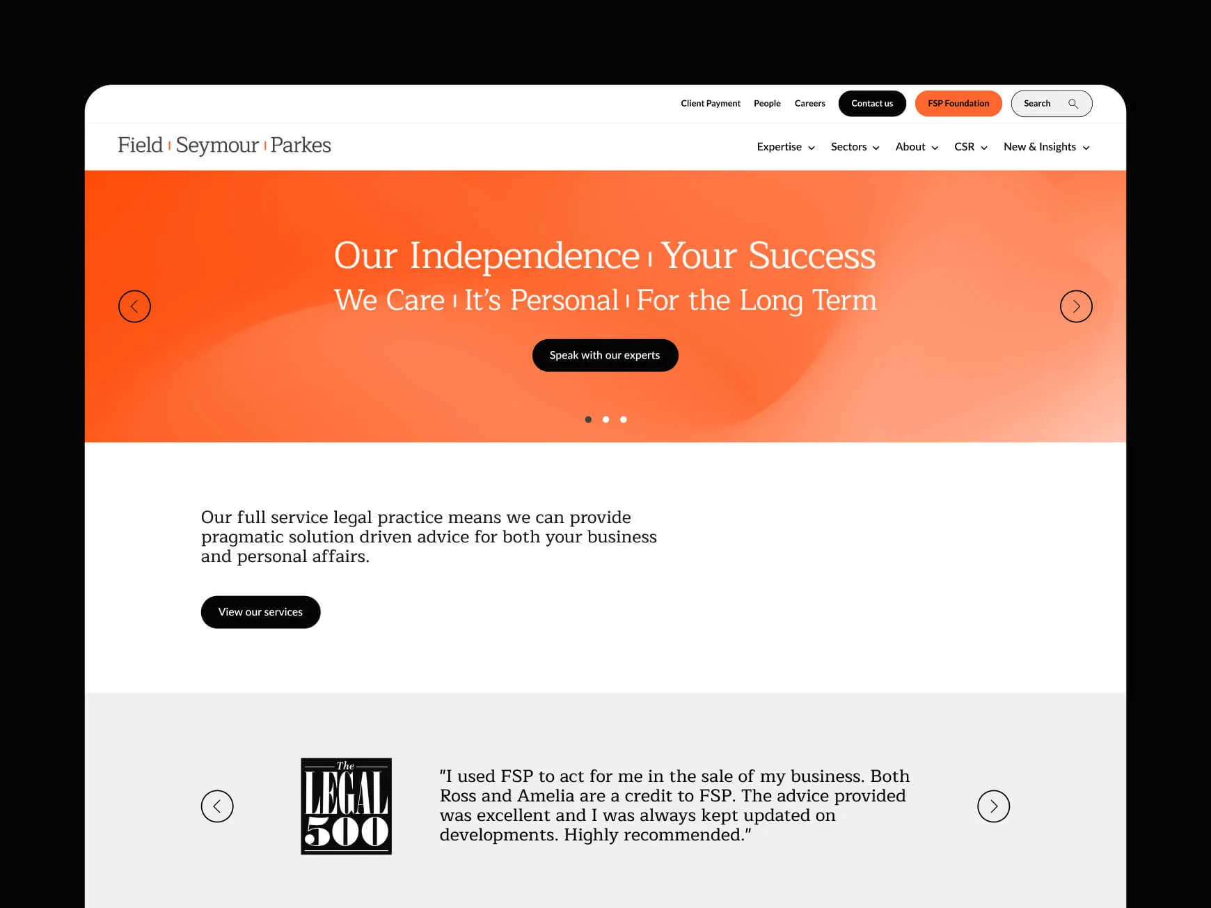 FSP home page