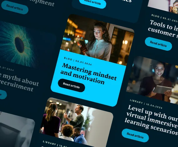 Carousel of messages - Recruitment Juice.