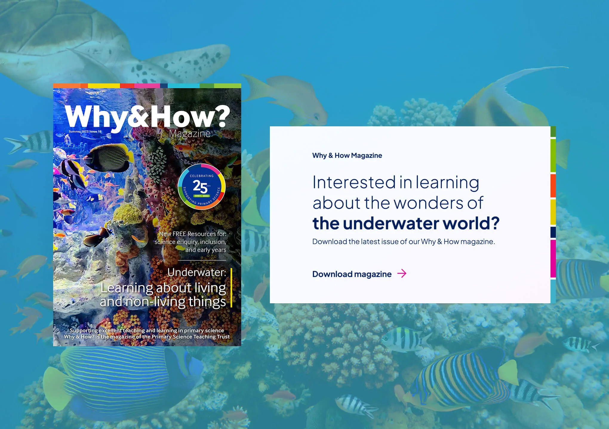 Why & How magazine featured module about the Underwater World