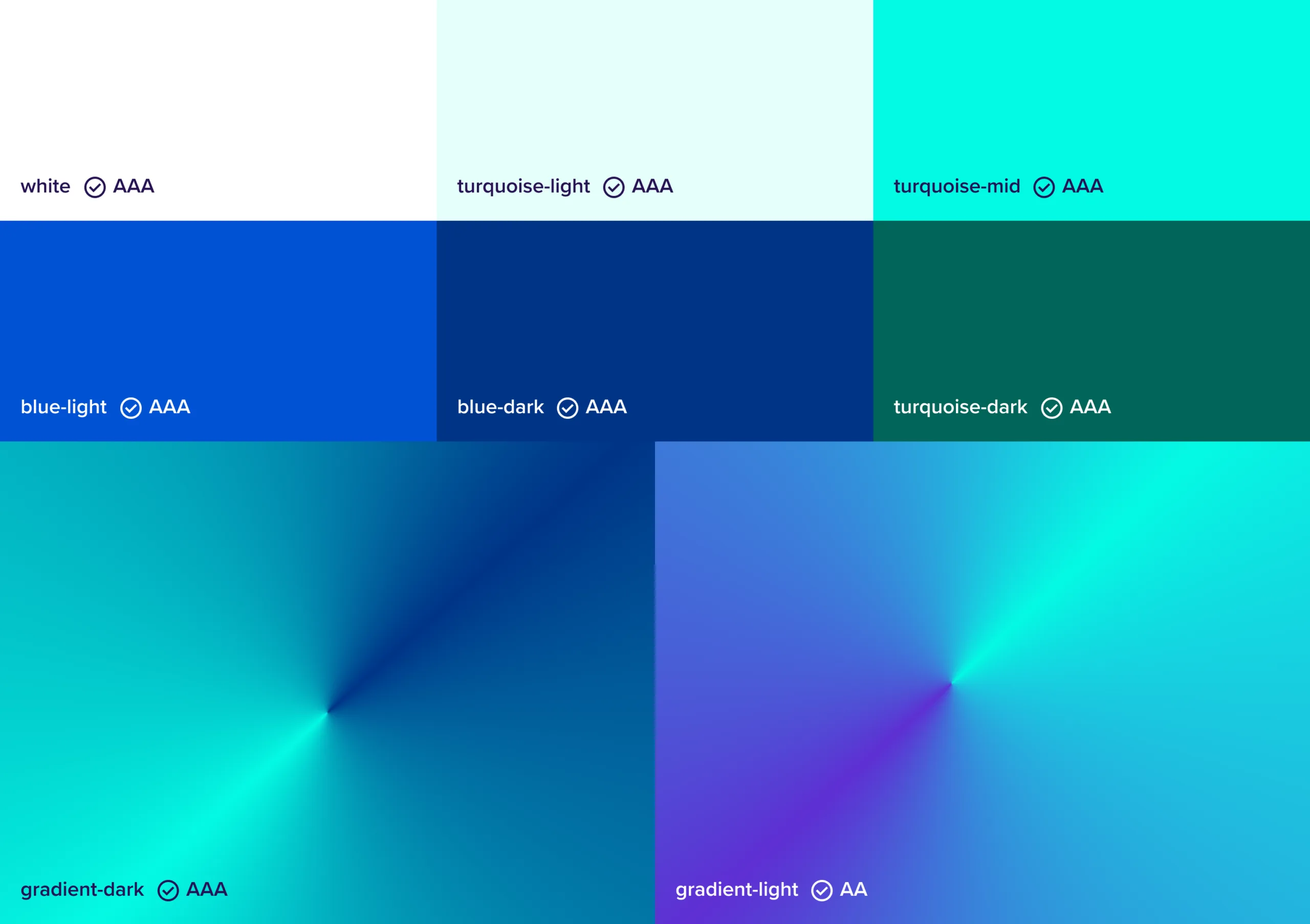 Showing the GRC colour pallette