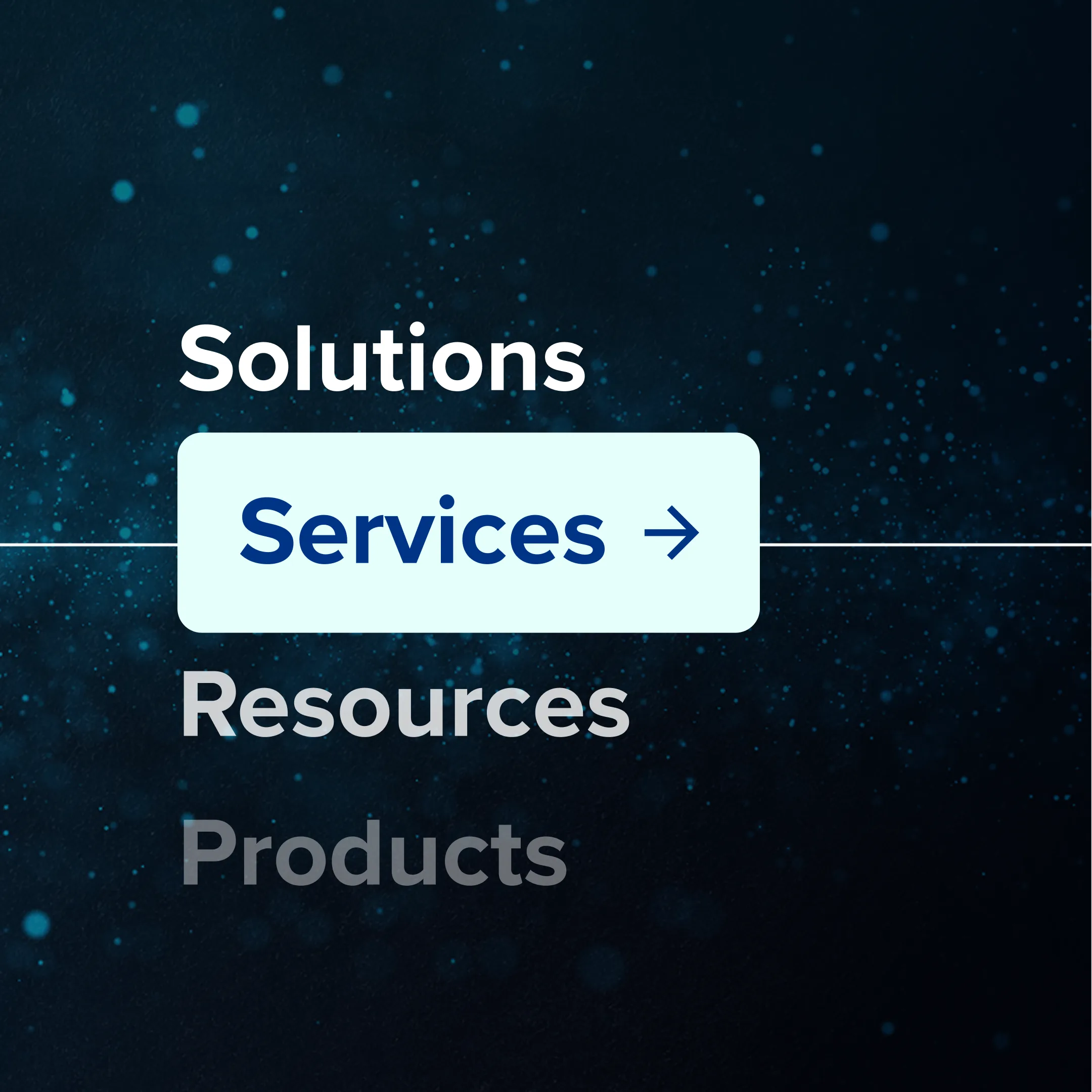 Highlighting the website navigation