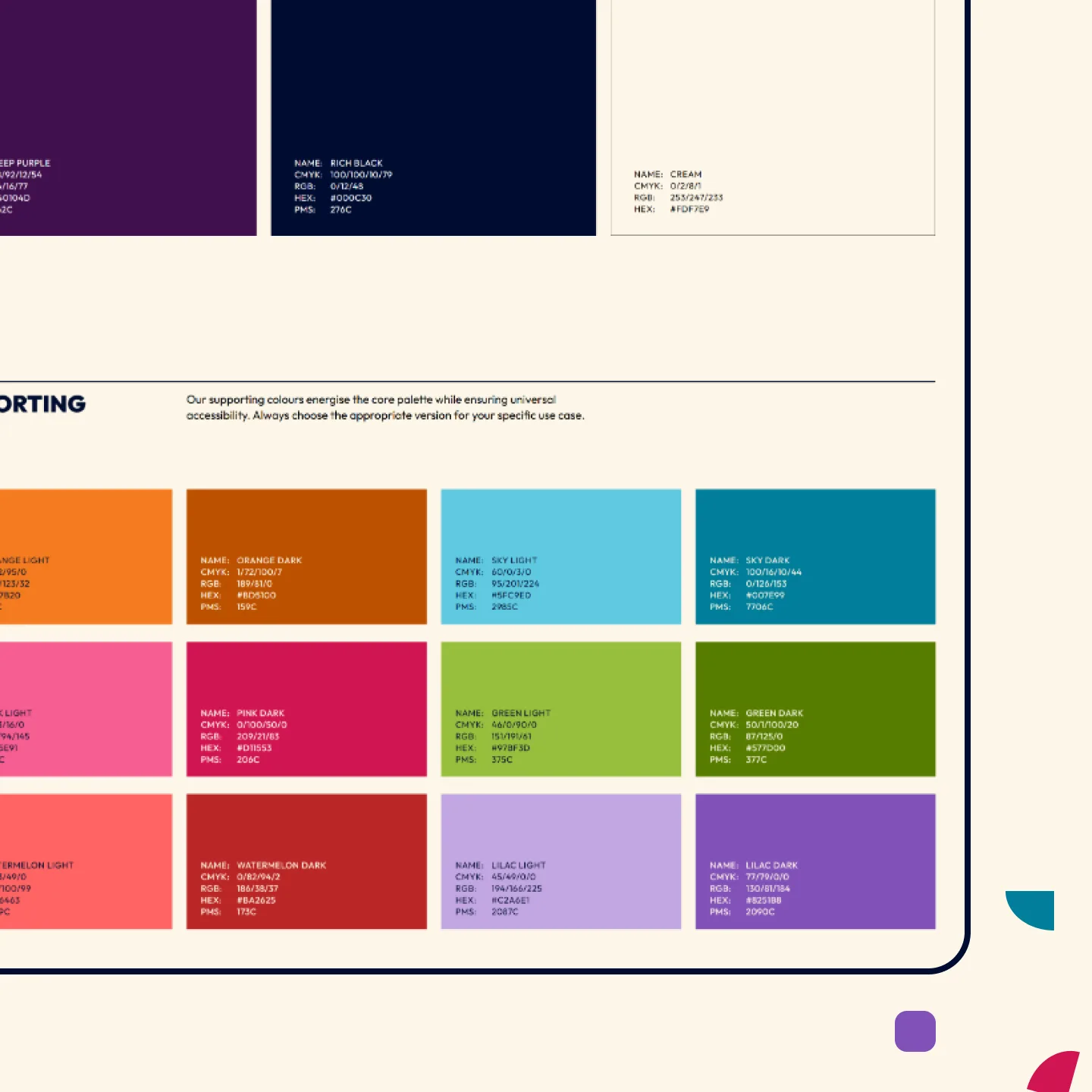 Showing the Jigsaw online brand guidelines