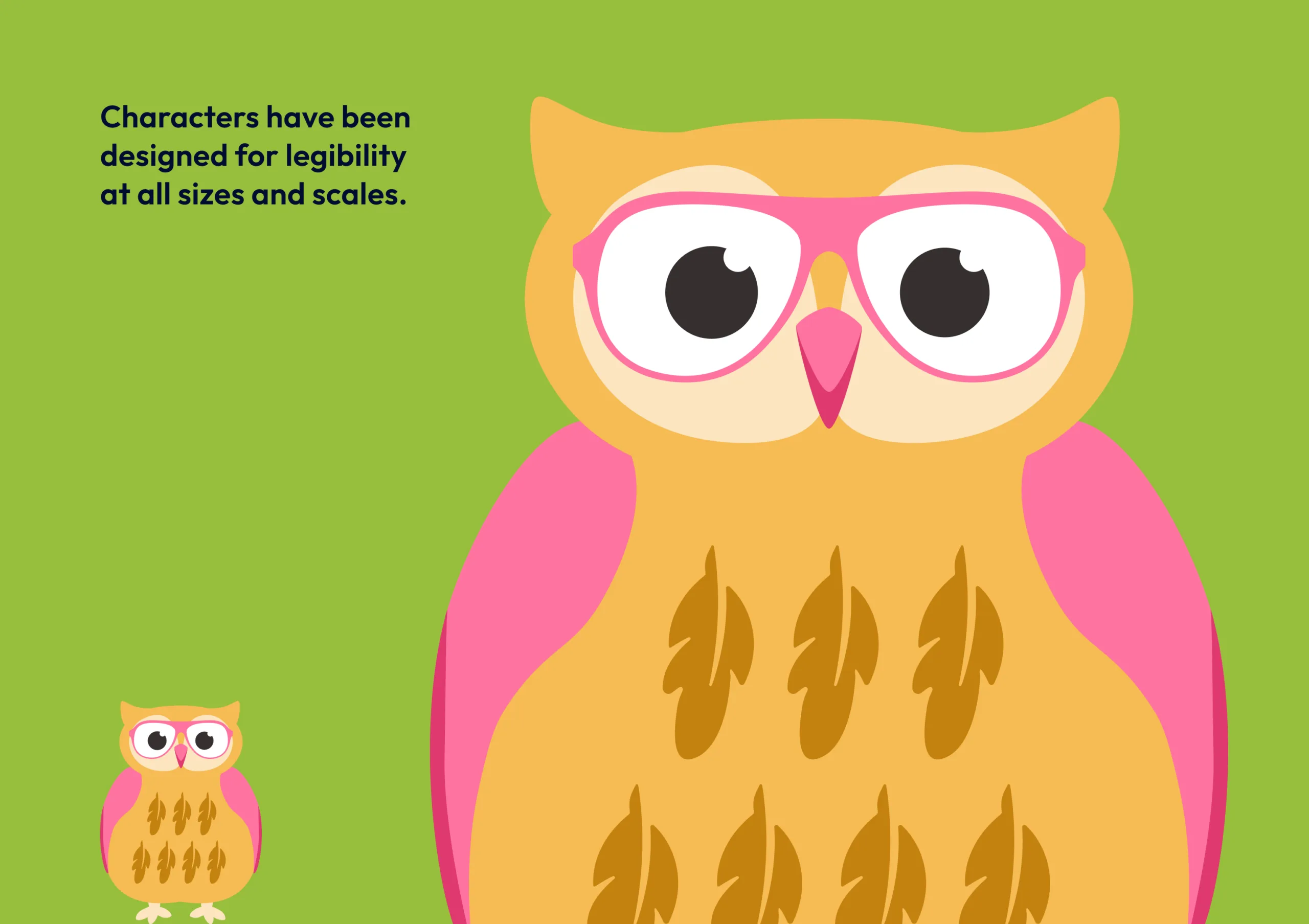 A Jigsaw Owl character