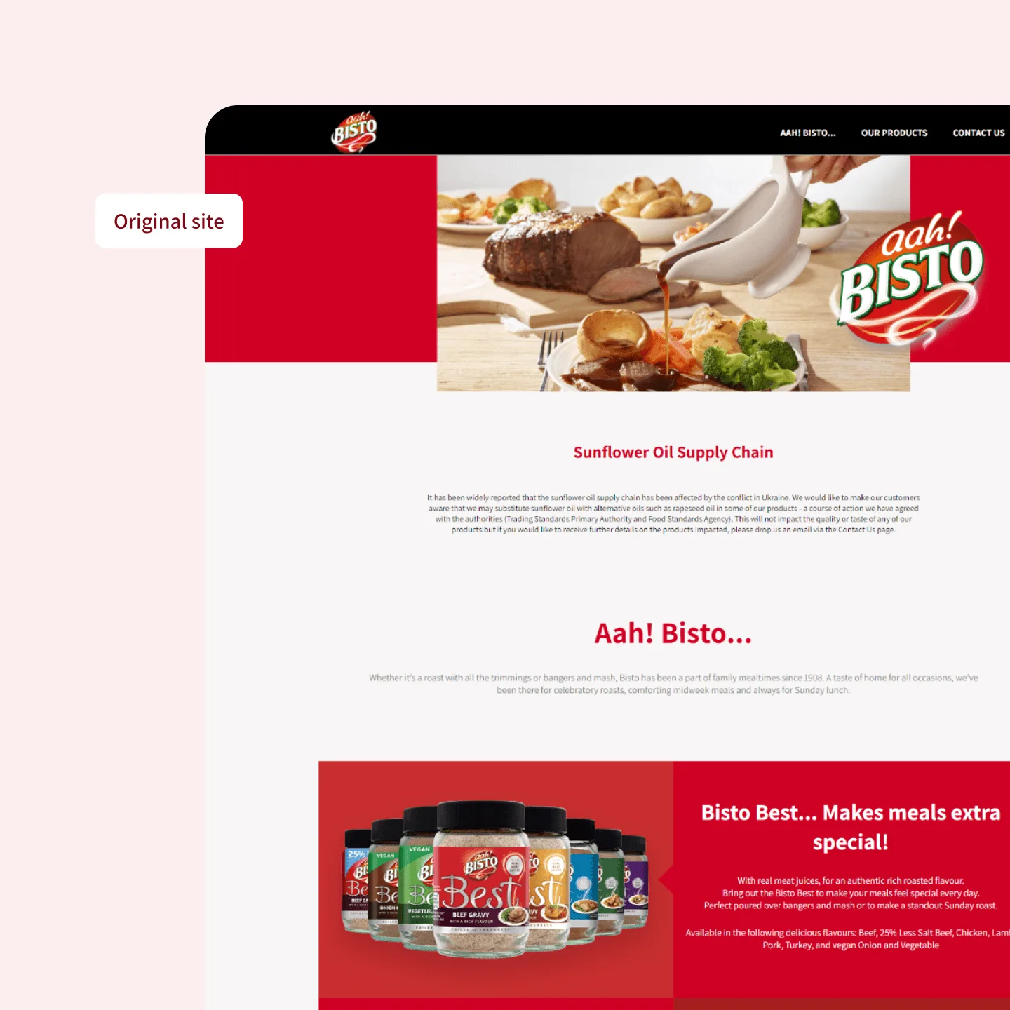 Original Bisto design.