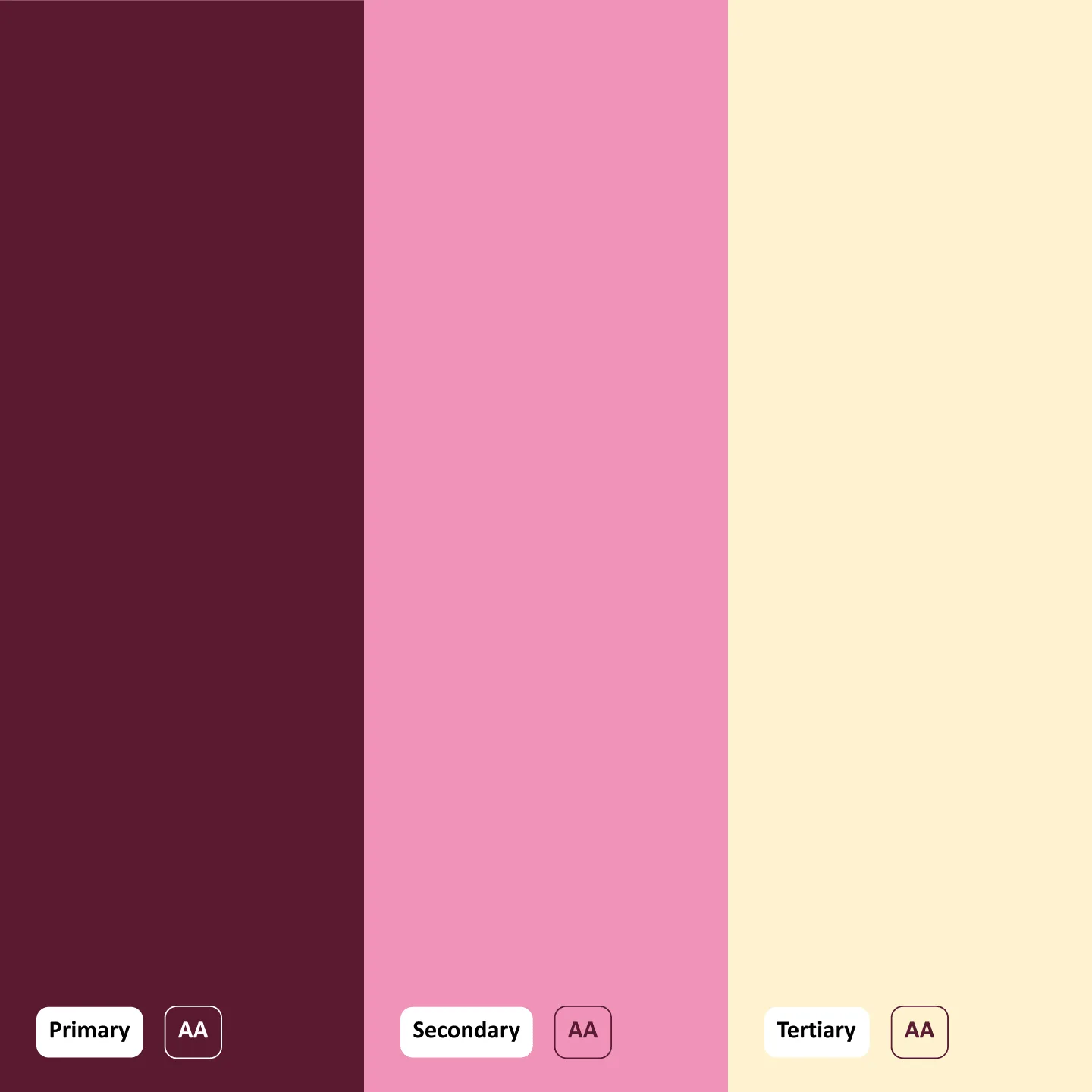 Colour palette.