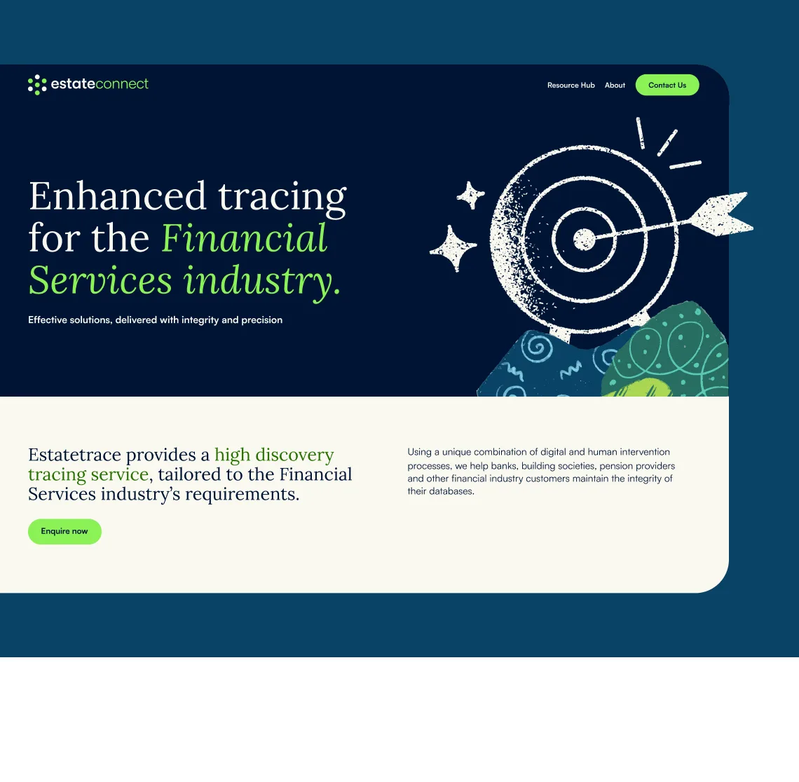 Estateconnect homepage