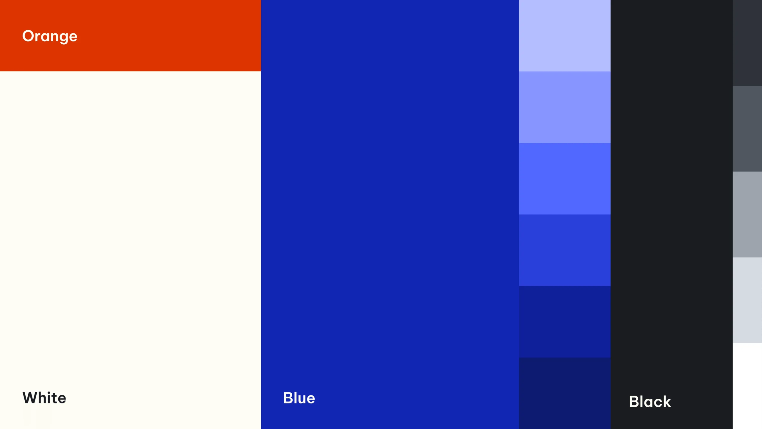 Colour palette.