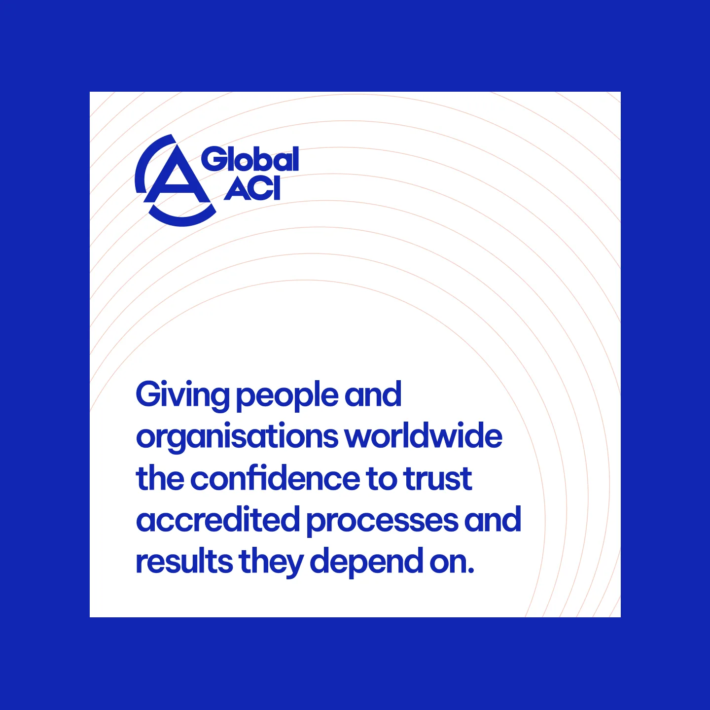 Global ACI social post.