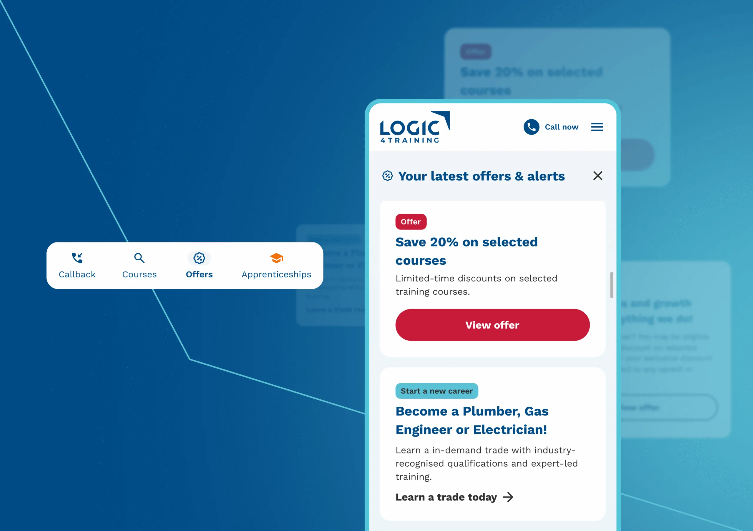 Logic4training website