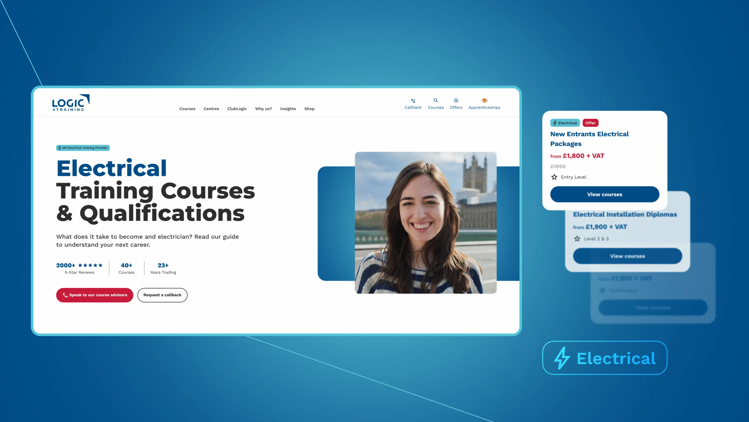 Logic4training website